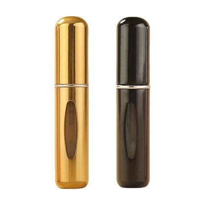 VOVOU Perfume Travel Refillable Bottles 2 Pcs 5ml Bottom-Filling Atomizer Sprayer for Perfume Portable Mini Perfume Atomizer Fragrance Spray Bottle Women Man Pocket Perfume Dispenser for Traveling